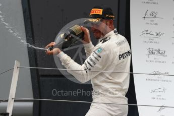 World © Octane Photographic Ltd. Formula 1 - British Grand Prix - Sunday - Race Podium. Lewis Hamilton - Mercedes AMG Petronas F1 W08 EQ Energy+. Silverstone, UK. Sunday 16th July 2017. Digital Ref: 1893LB1D5060