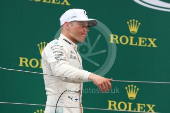 World © Octane Photographic Ltd. Formula 1 - British Grand Prix - Sunday - Race Podium. Valtteri Bottas - Mercedes AMG Petronas F1 W08 EQ Energy+. Silverstone, UK. Sunday 16th July 2017. Digital Ref: 1893LB1D5217