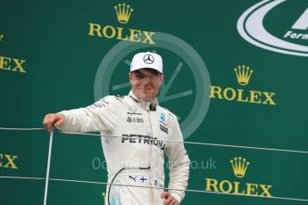 World © Octane Photographic Ltd. Formula 1 - British Grand Prix - Sunday - Race Podium. Valtteri Bottas - Mercedes AMG Petronas F1 W08 EQ Energy+. Silverstone, UK. Sunday 16th July 2017. Digital Ref: 1893LB1D5390