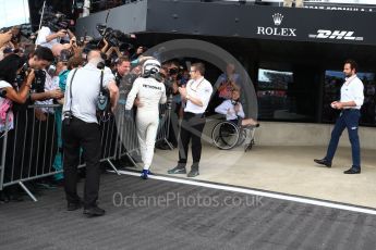 World © Octane Photographic Ltd. Formula 1 - British Grand Prix - Sunday - Race Podium. Valtteri Bottas - Mercedes AMG Petronas F1 W08 EQ Energy+. Silverstone, UK. Sunday 16th July 2017. Digital Ref: 1893LB2D0232