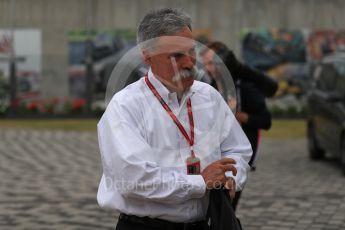 World © Octane Photographic Ltd. Formula 1 - British Grand Prix - Paddock - Sunday Drivers Parade & Grid. Chase Carey - Chief Executive Officer of the Formula One Group. Silverstone, UK. Sunday 16th July 2017. Digital Ref: 1890LB1D3086