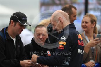 World © Octane Photographic Ltd. Formula 1 - British Grand Prix - Paddock. Adrian Newey - Chief Technical Officer of Red Bull Racing. Silverstone, UK. Sunday 16th July 2017. Digital Ref: 1890LB1D3103
