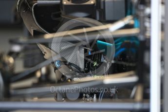 World © Octane Photographic Ltd. Formula 1 - British Grand Prix - Thursday - Pit Lane. Mercedes AMG Petronas F1 W08 EQ Energy+. Silverstone, UK. Thursday 13th July 2017. Digital Ref: 1880LB1D6666