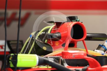 World © Octane Photographic Ltd. Formula 1 - British Grand Prix - Thursday - Pit Lane. Scuderia Ferrari SF70H. Silverstone, UK. Thursday 13th July 2017. Digital Ref: 1880LB1D6733