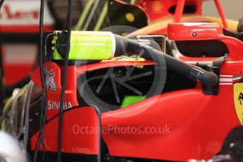 World © Octane Photographic Ltd. Formula 1 - British Grand Prix - Thursday - Pit Lane. Scuderia Ferrari SF70H. Silverstone, UK. Thursday 13th July 2017. Digital Ref: 1880LB1D6745