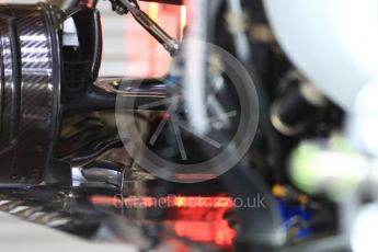 World © Octane Photographic Ltd. Formula 1 - British Grand Prix - Thursday - Pit Lane. McLaren Honda MCL32. Silverstone, UK. Thursday 13th July 2017. Digital Ref: 1880LB1D6810