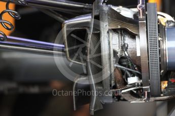 World © Octane Photographic Ltd. Formula 1 - British Grand Prix - Thursday - Pit Lane. Renault Sport F1 Team R.S.17. Silverstone, UK. Thursday 13th July 2017. Digital Ref: 1880LB1D6867