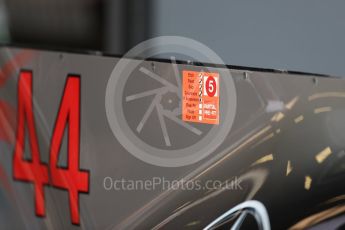 World © Octane Photographic Ltd. Formula 1 - British Grand Prix - Thursday - Pit Lane. Lewis Hamilton - Mercedes AMG Petronas F1 W08 EQ Energy+. Silverstone, UK. Thursday 13th July 2017. Digital Ref: 1880LB1D6928