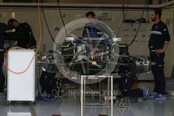 World © Octane Photographic Ltd. Formula 1 - British Grand Prix - Thursday - Pit Lane. Sauber F1 Team C36. Silverstone,, UK. Thursday 13th July 2017. Digital Ref: 1880LB2D6939