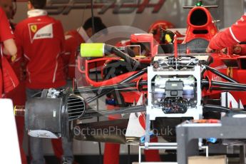 World © Octane Photographic Ltd. Formula 1 - British Grand Prix - Thursday - Pit Lane. Scuderia Ferrari SF70H. Silverstone, UK. Thursday 13th July 2017. Digital Ref: 1880LB2D6985