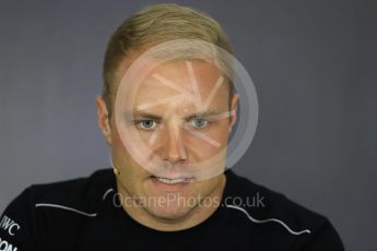World © Octane Photographic Ltd. Formula 1 - British Grand Prix - Thursday - FIA Driver Press Conference. Valtteri Bottas - Mercedes AMG Petronas F1 Team. Silverstone, UK. Thursday 13th July 2017. Digital Ref: 1877LB1D6997