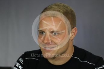 World © Octane Photographic Ltd. Formula 1 - British Grand Prix - Thursday - FIA Driver Press Conference. Valtteri Bottas - Mercedes AMG Petronas F1 Team. Silverstone, UK. Thursday 13th July 2017. Digital Ref: 1877LB1D7077