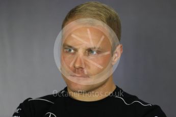 World © Octane Photographic Ltd. Formula 1 - British Grand Prix - Thursday - FIA Driver Press Conference. Valtteri Bottas - Mercedes AMG Petronas F1 Team. Silverstone, UK. Thursday 13th July 2017. Digital Ref: 1877LB1D7123