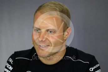 World © Octane Photographic Ltd. Formula 1 - British Grand Prix - Thursday - FIA Driver Press Conference. Valtteri Bottas - Mercedes AMG Petronas F1 Team. Silverstone, UK. Thursday 13th July 2017. Digital Ref: 1877LB1D7261