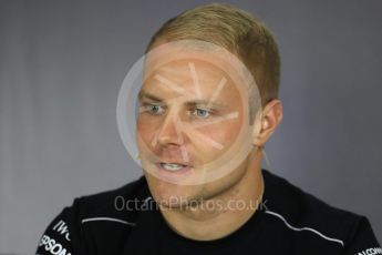 World © Octane Photographic Ltd. Formula 1 - British Grand Prix - Thursday - FIA Driver Press Conference. Valtteri Bottas - Mercedes AMG Petronas F1 Team. Silverstone, UK. Thursday 13th July 2017. Digital Ref: 1877LB1D7273