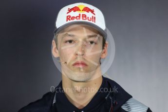 World © Octane Photographic Ltd. Formula 1 - British Grand Prix - Thursday - FIA Driver Press Conference. Daniil Kvyat - Scuderia Toro Rosso. Silverstone, UK. Thursday 13th July 2017. Digital Ref: 1877LB1D7612