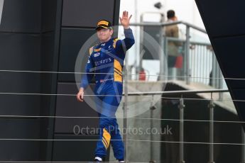 World © Octane Photographic Ltd. FIA Formula 2 (F2) - Race 1. Oliver Rowland (3rd) – DAMS. British Grand Prix, Silverstone, UK. Saturday 15th July 2017. Digital Ref: 1887LB1D2298