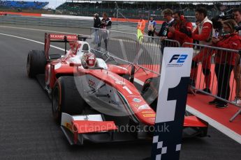 World © Octane Photographic Ltd. FIA Formula 2 (F2) - Race 1. Charles Leclerc - Prema Racing. British Grand Prix, Silverstone, UK. Saturday 15th July 2017. Digital Ref: 1887LB2D9335