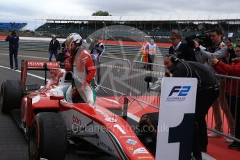 World © Octane Photographic Ltd. FIA Formula 2 (F2) - Race 1. Charles Leclerc - Prema Racing. British Grand Prix, Silverstone, UK. Saturday 15th July 2017. Digital Ref: 1887LB2D9341