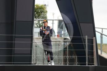 World © Octane Photographic Ltd. Formula 1 - British Grand Prix - Sunday - FIA Formula 2 - Race 2. Artem Markelov - Russian Time. Silverstone, UK. Sunday 16th July 2017. Digital Ref: 1889LB1D3132