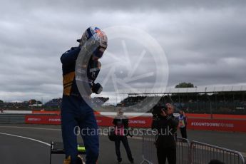 World © Octane Photographic Ltd. Formula 1 - British Grand Prix - Sunday - FIA Formula 2 - Race 2. Nicholas Latifi - DAMS. Silverstone, UK. Sunday 16th July 2017. Digital Ref: 1889LB2D9630