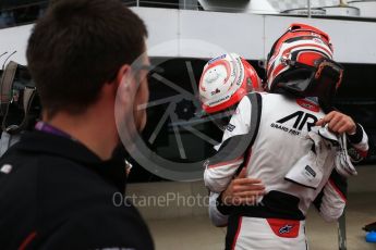 World © Octane Photographic Ltd. GP3 - Race 1. George Russell and Anthoine Hubert - ART Grand Prix. British Grand Prix - Silverstone, UK. Saturday 15th July 2017. Digital Ref: 1879LB2D9453