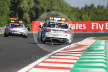 World © Octane Photographic Ltd. Formula 1 - Hungarian Grand Prix Practice 1. Mercedes AMG C63 Estate and Mercedes AMG GT Safety car. Hungaroring, Budapest, Hungary. Friday 28th July 2017. Digital Ref: