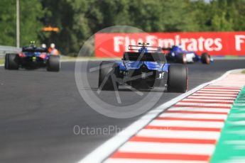 World © Octane Photographic Ltd. Formula 1 - Hungarian Grand Prix Practice 1. Marcus Ericsson – Sauber F1 Team C36, Carlos Sainz - Scuderia Toro Rosso STR12 and Pascal Wehrlein. Hungaroring, Budapest, Hungary. Friday 28th July 2017. Digital Ref: