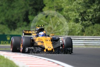 World © Octane Photographic Ltd. Formula 1 - Hungarian Grand Prix Practice 1. Jolyon Palmer - Renault Sport F1 Team R.S.17. Hungaroring, Budapest, Hungary. Friday 28th July 2017. Digital Ref: