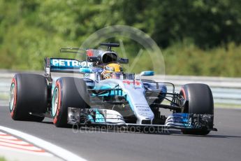 World © Octane Photographic Ltd. Formula 1 - Hungarian Grand Prix Practice 1. Lewis Hamilton - Mercedes AMG Petronas F1 W08 EQ Energy+. Hungaroring, Budapest, Hungary. Friday 28th July 2017. Digital Ref:1899CB1L8960