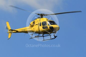 World © Octane Photographic Ltd. Formula 1 - Hungarian Grand Prix Practice 1. TV Aerospatiale 355N Ecureuil 2 Helicopter OO-HCE. Hungaroring, Budapest, Hungary. Friday 28th July 2017. Digital Ref:1899CB1L8964