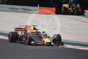 World © Octane Photographic Ltd. Formula 1 - Hungarian Grand Prix Practice 1. Max Verstappen - Red Bull Racing RB13. Hungaroring, Budapest, Hungary. Friday 28th July 2017. Digital Ref:1899CB1L8999