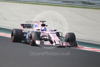 World © Octane Photographic Ltd. Formula 1 - Hungarian Grand Prix Practice 1. Sergio Perez - Sahara Force India VJM10. Hungaroring, Budapest, Hungary. Friday 28th July 2017. Digital Ref:1899CB1L9016