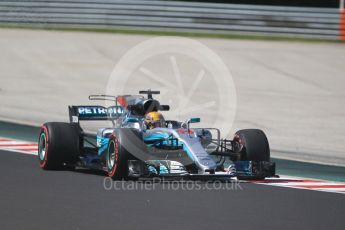 World © Octane Photographic Ltd. Formula 1 - Hungarian Grand Prix Practice 1. Lewis Hamilton - Mercedes AMG Petronas F1 W08 EQ Energy+. Hungaroring, Budapest, Hungary. Friday 28th July 2017. Digital Ref:1899CB1L9026