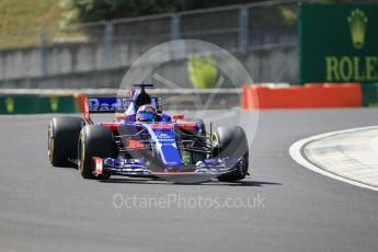 World © Octane Photographic Ltd. Formula 1 - Hungarian Grand Prix Practice 1. Daniil Kvyat - Scuderia Toro Rosso STR12. Hungaroring, Budapest, Hungary. Friday 28th July 2017. Digital Ref:1899CB1L9056