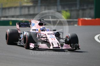 World © Octane Photographic Ltd. Formula 1 - Hungarian Grand Prix Practice 1. Sergio Perez - Sahara Force India VJM10. Hungaroring, Budapest, Hungary. Friday 28th July 2017. Digital Ref:1899CB1L9081