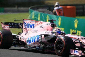 World © Octane Photographic Ltd. Formula 1 - Hungarian Grand Prix Practice 1. Sergio Perez - Sahara Force India VJM10. Hungaroring, Budapest, Hungary. Friday 28th July 2017. Digital Ref:1899CB1L9085