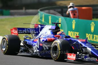 World © Octane Photographic Ltd. Formula 1 - Hungarian Grand Prix Practice 1. Daniil Kvyat - Scuderia Toro Rosso STR12. Hungaroring, Budapest, Hungary. Friday 28th July 2017. Digital Ref:1899CB1L9090