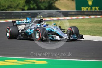 World © Octane Photographic Ltd. Formula 1 - Hungarian Grand Prix Practice 1. Valtteri Bottas - Mercedes AMG Petronas F1 W08 EQ Energy+. Hungaroring, Budapest, Hungary. Friday 28th July 2017. Digital Ref:1899CB1L9124