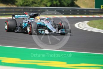 World © Octane Photographic Ltd. Formula 1 - Hungarian Grand Prix Practice 1. Lewis Hamilton - Mercedes AMG Petronas F1 W08 EQ Energy+. Hungaroring, Budapest, Hungary. Friday 28th July 2017. Digital Ref:1899CB1L9131