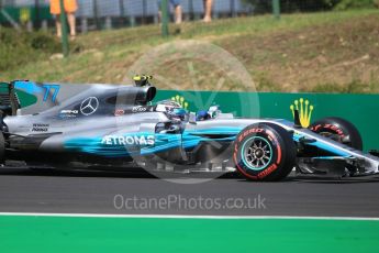 World © Octane Photographic Ltd. Formula 1 - Hungarian Grand Prix Practice 1. Valtteri Bottas - Mercedes AMG Petronas F1 W08 EQ Energy+. Hungaroring, Budapest, Hungary. Friday 28th July 2017. Digital Ref:1899CB1L9147