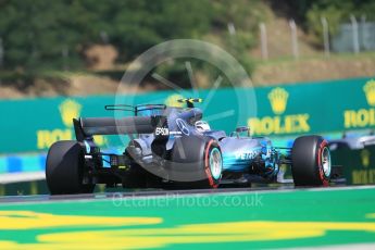 World © Octane Photographic Ltd. Formula 1 - Hungarian Grand Prix Practice 1. Valtteri Bottas - Mercedes AMG Petronas F1 W08 EQ Energy+. Hungaroring, Budapest, Hungary. Friday 28th July 2017. Digital Ref:1899CB1L9151