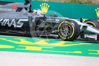 World © Octane Photographic Ltd. Formula 1 - Hungarian Grand Prix Practice 1. Romain Grosjean - Haas F1 Team VF-17. Hungaroring, Budapest, Hungary. Friday 28th July 2017. Digital Ref:1899CB1L9174