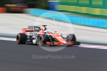 World © Octane Photographic Ltd. Formula 1 - Hungarian Grand Prix Practice 1. Fernando Alonso - McLaren Honda MCL32. Hungaroring, Budapest, Hungary. Friday 28th July 2017. Digital Ref:1899CB2D0842