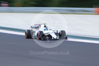 World © Octane Photographic Ltd. Formula 1 - Hungarian Grand Prix Practice 1. Lance Stroll - Williams Martini Racing FW40. Hungaroring, Budapest, Hungary. Friday 28th July 2017. Digital Ref:1899CB2D0869