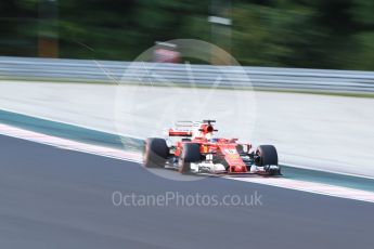 World © Octane Photographic Ltd. Formula 1 - Hungarian Grand Prix Practice 1. Sebastian Vettel - Scuderia Ferrari SF70H. Hungaroring, Budapest, Hungary. Friday 28th July 2017. Digital Ref:1899CB2D0889