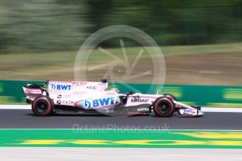 World © Octane Photographic Ltd. Formula 1 - Hungarian Grand Prix Practice 1. Sergio Perez - Sahara Force India VJM10. Hungaroring, Budapest, Hungary. Friday 28th July 2017. Digital Ref:1899CB2D0995