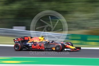 World © Octane Photographic Ltd. Formula 1 - Hungarian Grand Prix Practice 1. Max Verstappen - Red Bull Racing RB13. Hungaroring, Budapest, Hungary. Friday 28th July 2017. Digital Ref:1899CB2D1054