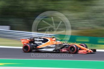 World © Octane Photographic Ltd. Formula 1 - Hungarian Grand Prix Practice 1. Stoffel Vandoorne - McLaren Honda MCL32. Hungaroring, Budapest, Hungary. Friday 28th July 2017. Digital Ref:1899CB2D1084