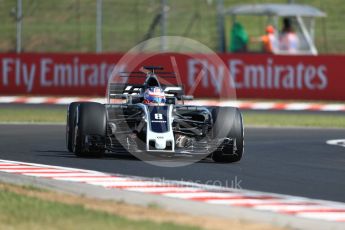 World © Octane Photographic Ltd. Formula 1 - Hungarian Grand Prix Practice 1. Romain Grosjean - Haas F1 Team VF-17. Hungaroring, Budapest, Hungary. Friday 28th July 2017. Digital Ref: